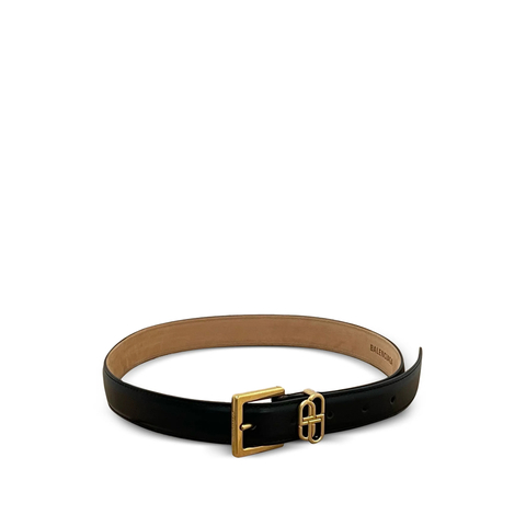 Balenciaga BB Loop Leather Belt