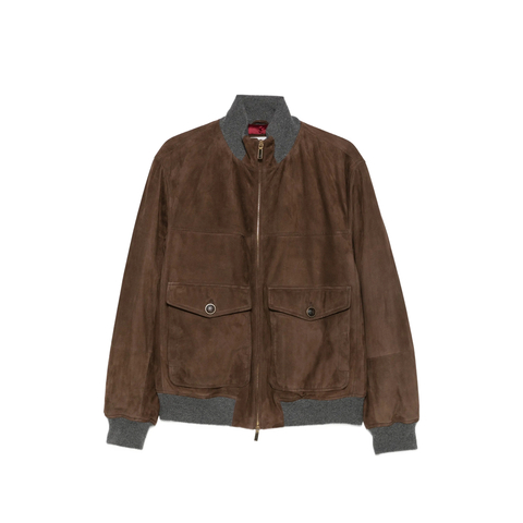 Brunello Cucinelli Suede-finish Panelled Jacket