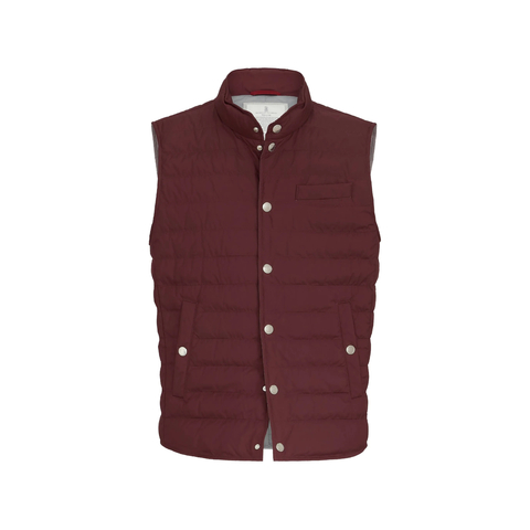 Brunello Cucinelli Lightweight Techno Fabric Down Vest