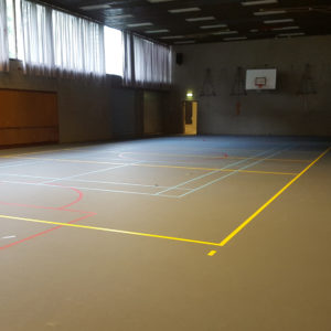 opvang vluchtingen erasmus sport recreatiezaal