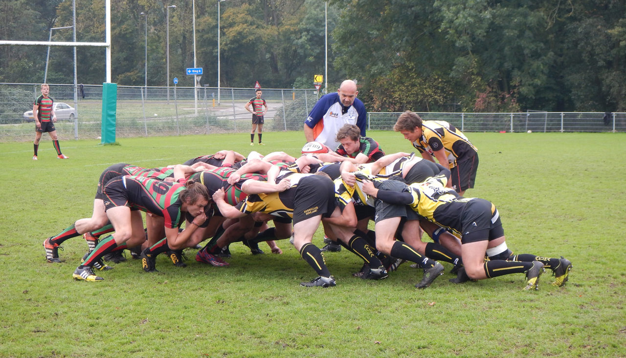 rugby RSRC 1 tegen RC Eemland (3)