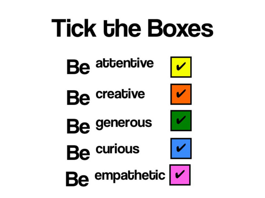 tick boxes