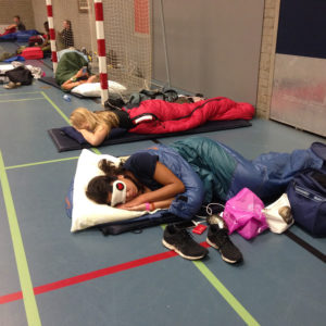 wakker worden in de sporthal eurekaweek