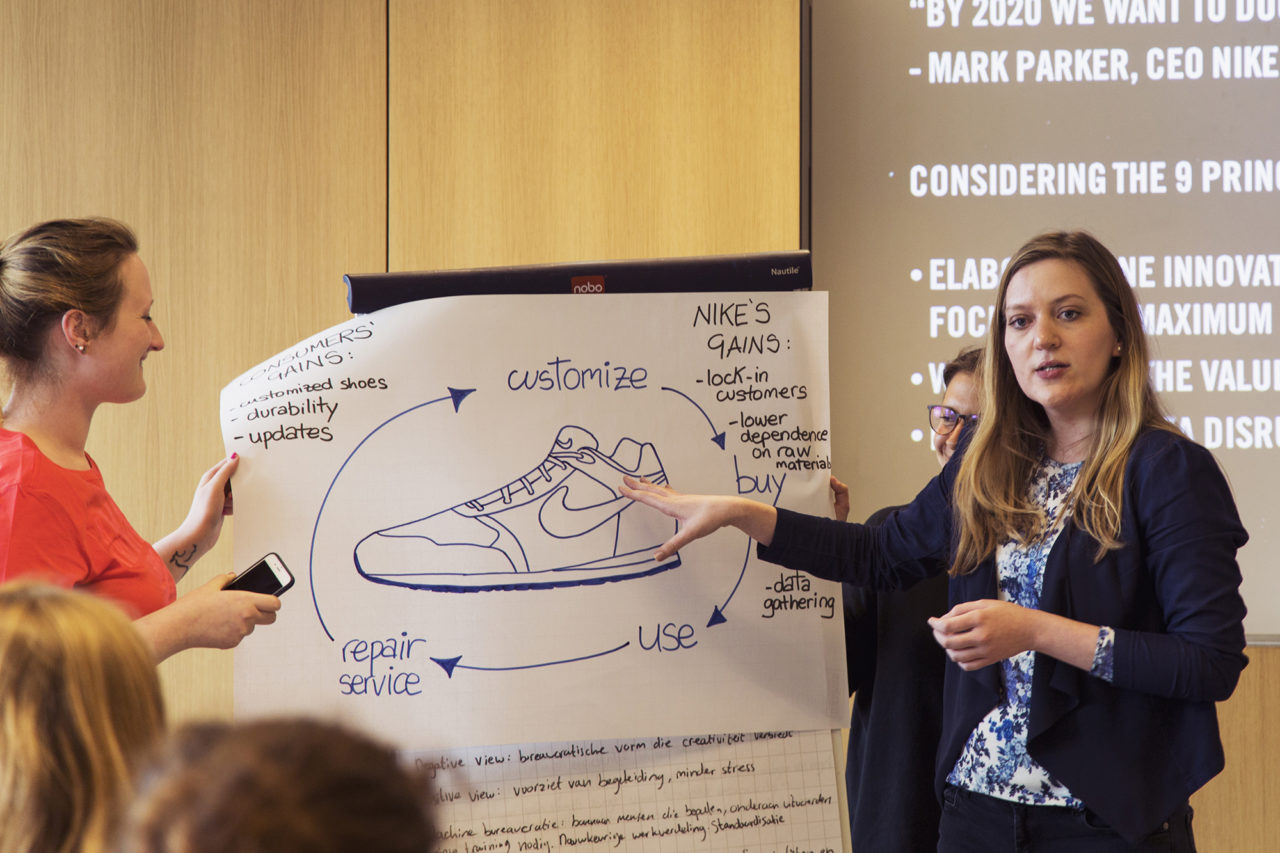 Workshop Nike pitch Erasmus Sustainability Days foto Aysha Gasanova