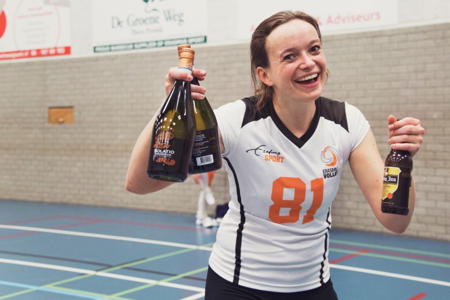Lisette Krassenburg Erasmus Volley Dames kampioen City Bril Krimpen