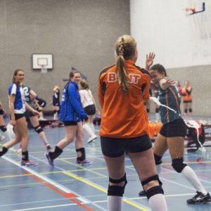 Erasmus Volley Dames kampioen City Bril Krimpen 6