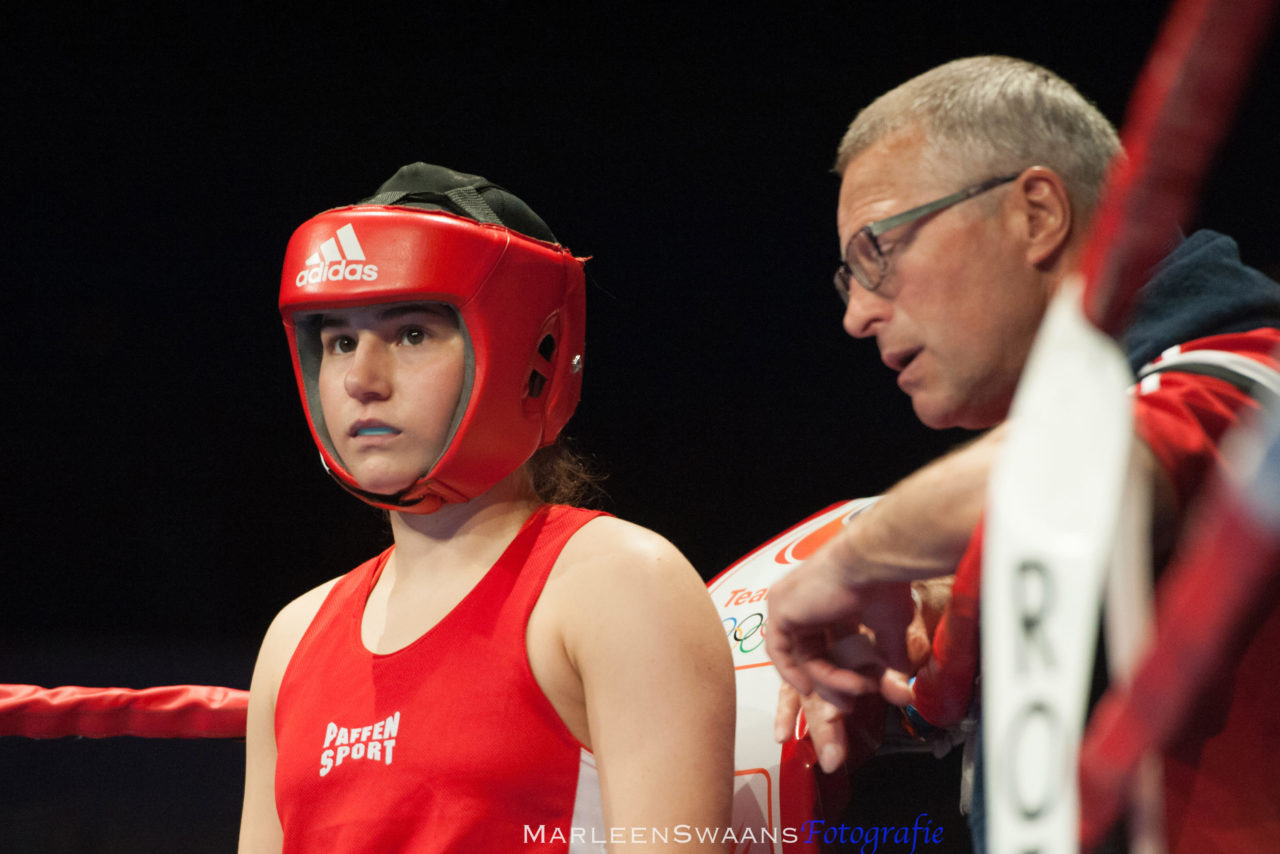 Myrea van den IJssel NK Boksen 2017 2