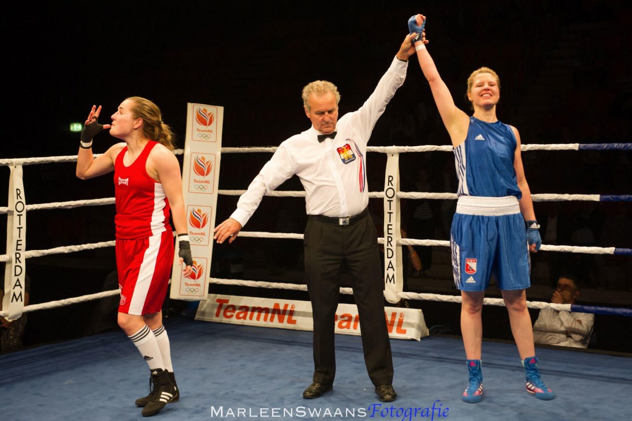 Myrea van den IJssel NK Boksen 2017 3