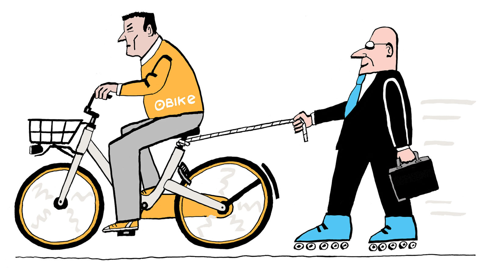 obike gemeente rollerskates bas van de schot kwestie