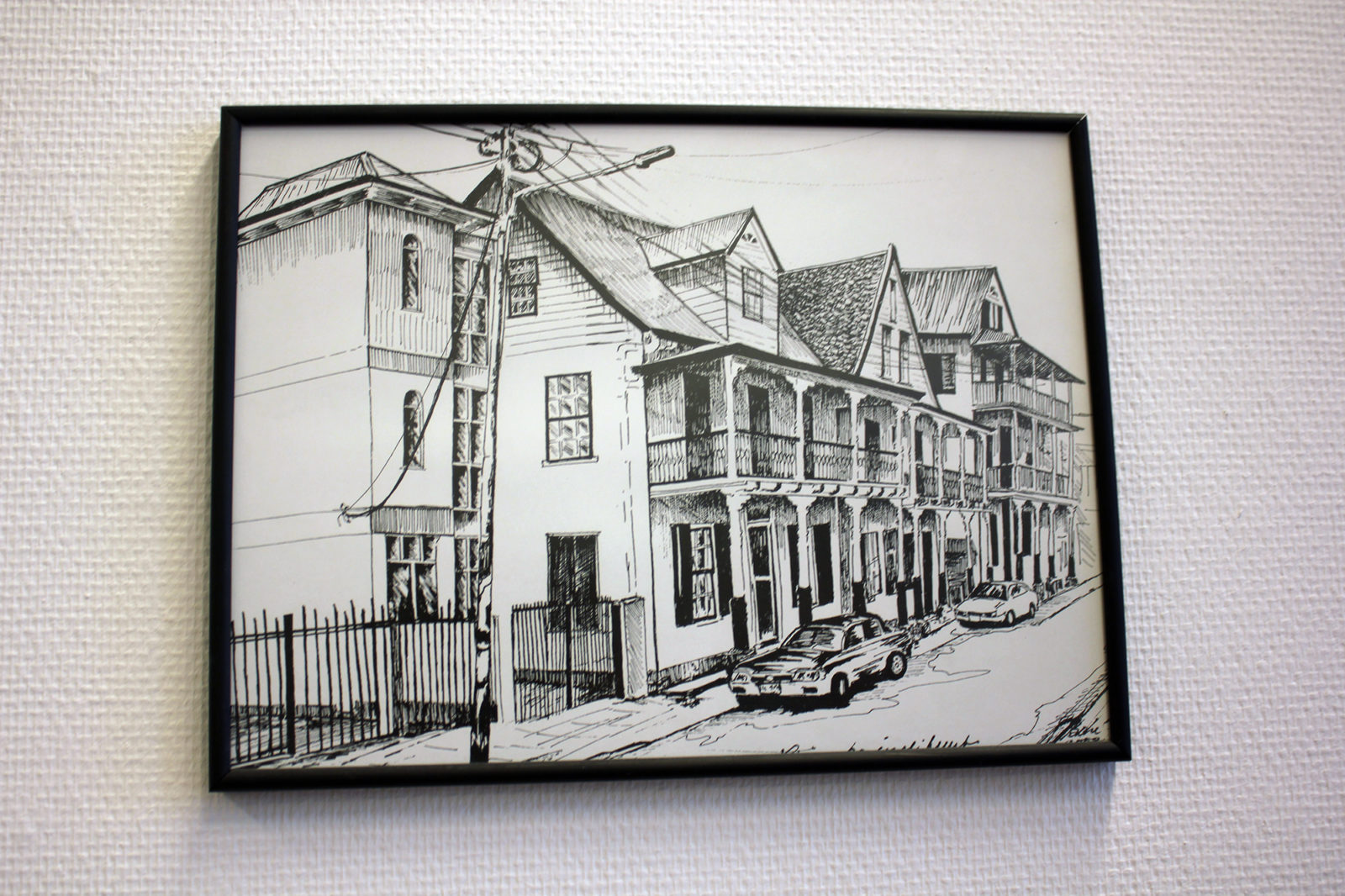 Wil Hout FHR surinaams herenhuis tekening