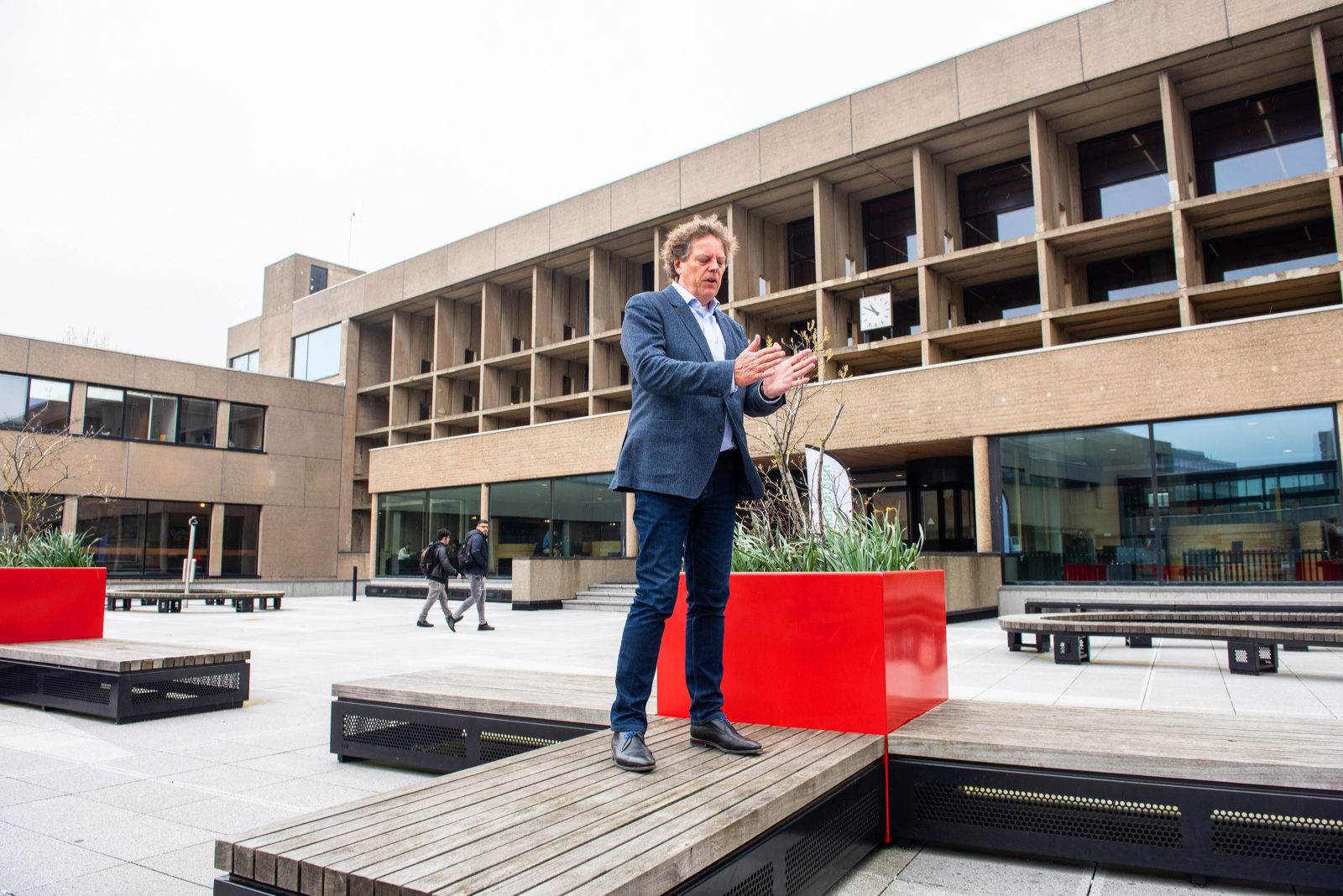 locaties Woudestein Campus met Gerard Frishert