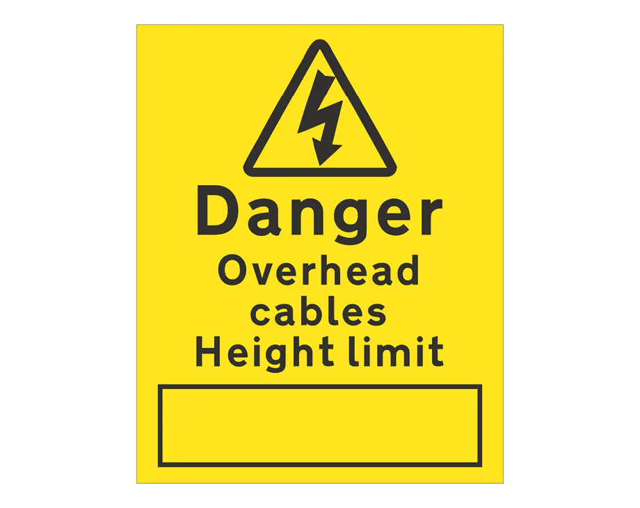 300x400 Hazard Zone Sign - Ernco Group