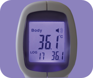 Forehead Thermometer Reading
