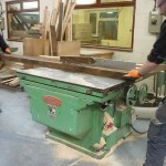 michael smith table top - stage 2 - circular saw cut to width