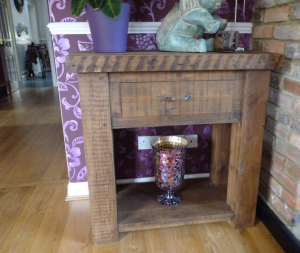 eat-sleep-live-console-table Reclaimed wood console table