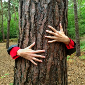 tree hugger Love a Tree Day