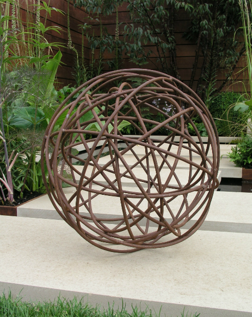 Metal Garden Sphere, Moore Designs