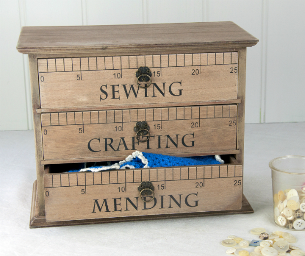 Rustic Craft Mini Chest Of Drawers, Dotcom Gift Shop