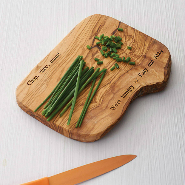 Personalised Wooden Chopping Board, Not on the High Street
