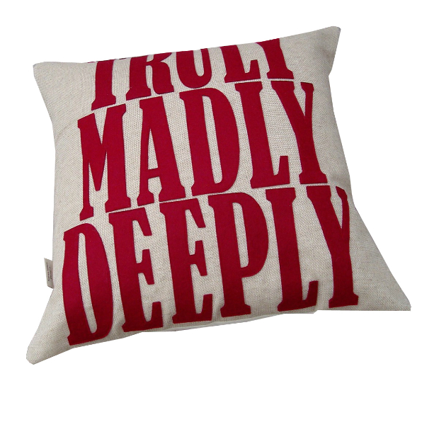 Truly Madly Deeply Cushion, Swanky Maison