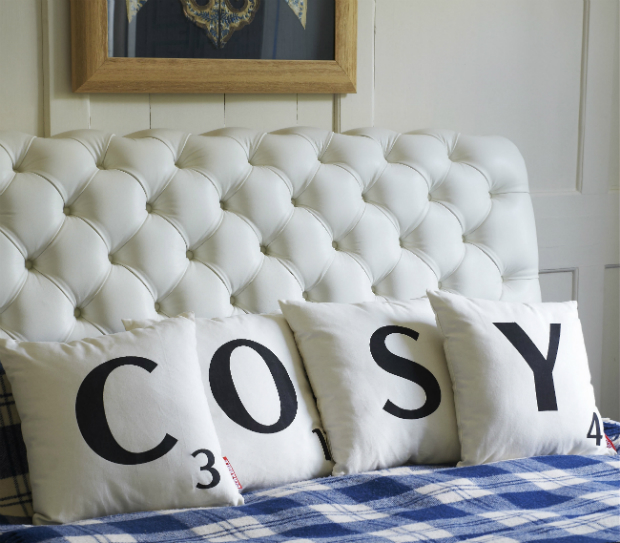 Scrabble Cushions, The Letterroom