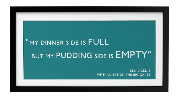 Personalised Quotation Print, Betsy Benn Designs £32.00