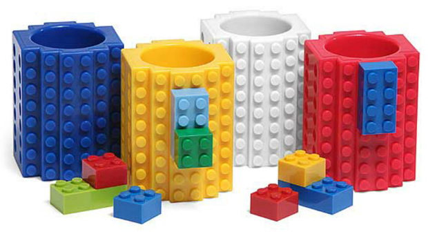 Build-On Brick Shot Glass 4-Pack, The Gift Oasis £23.99