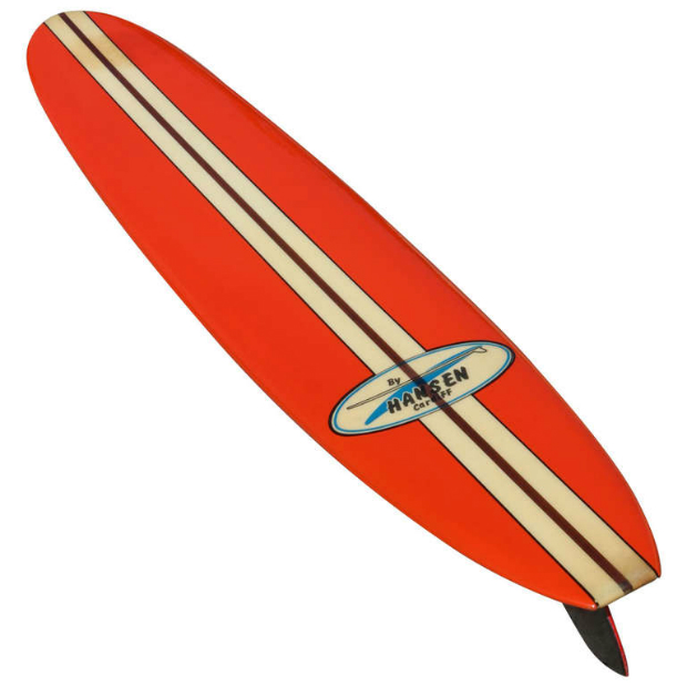 All Original Early 1960s Hansen Surfboard, Surfing Cowboys $2,950.00