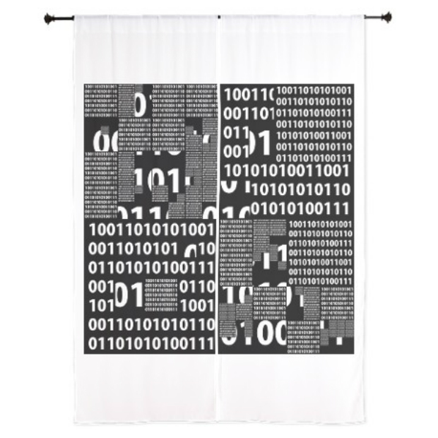 Binary Curtains, Cafepress £62.00