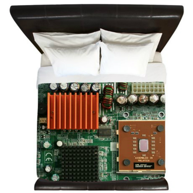 Motherboard King Duvet, Cafepress £132.50