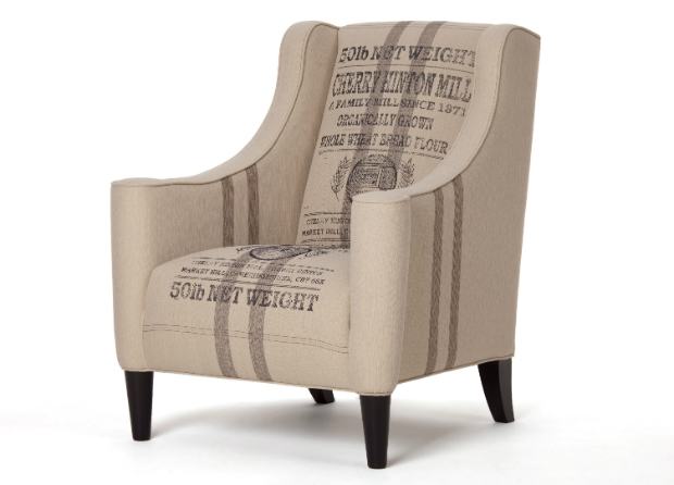 Juke Armchair, Wheat Sack Hessian, Made.com £499.00