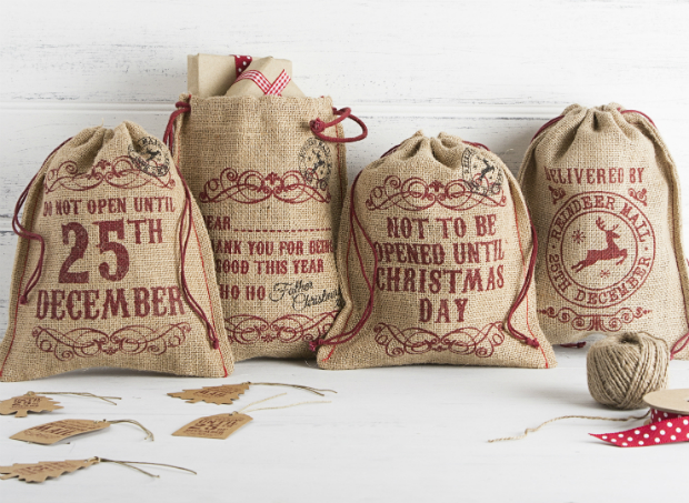 Hessian Gift Bags, The Contemporary Home £4.00