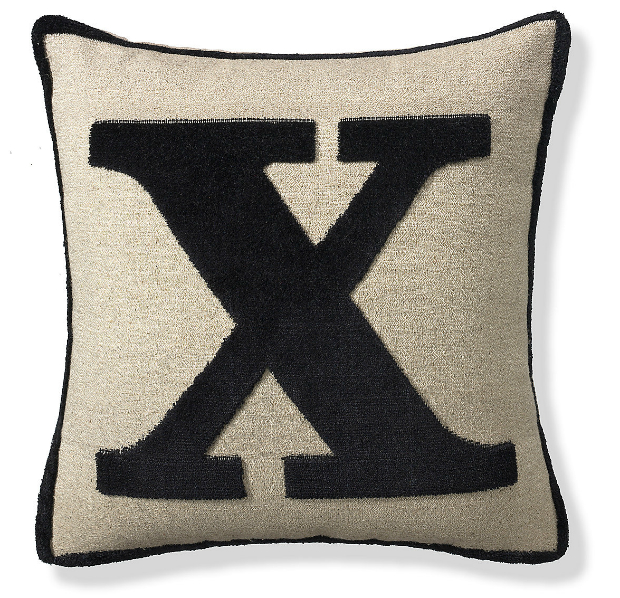Letter X Cushion, M&S £10.00