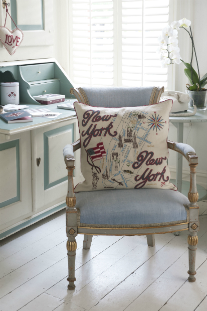 New York Map Cushion, Jan Constantine £128.50