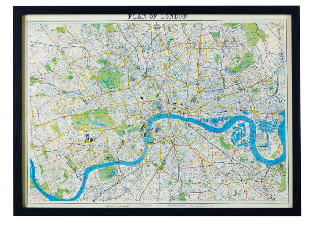 Vintage London Map Frame, Oliver Bonas £65.00