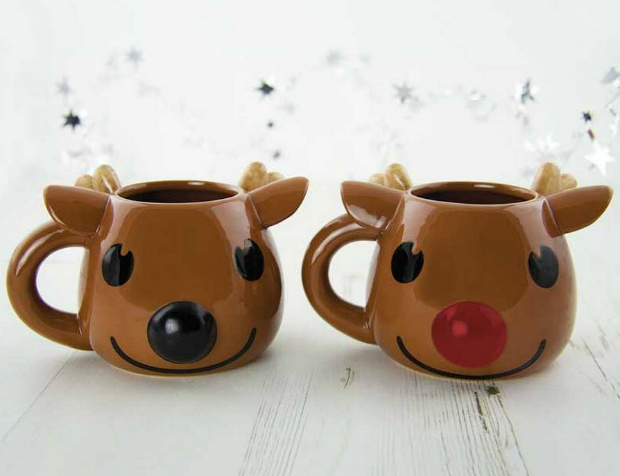 Rudolph Heat Change Mug, Not on the High Street £9.50
