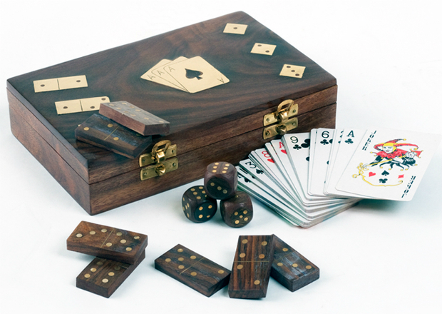 Wooden Games Box, Swanky Maison £24.99