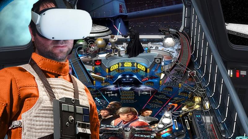 VidÃ©o-Test : STAR WARS PINBALL VR sur l'OCULUS QUEST (MINI-TEST #LetsQuest 025) - 2