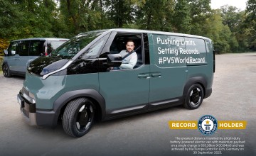 Kia sets new EV van range record