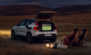 Volvo EX30 becomes mobile power source