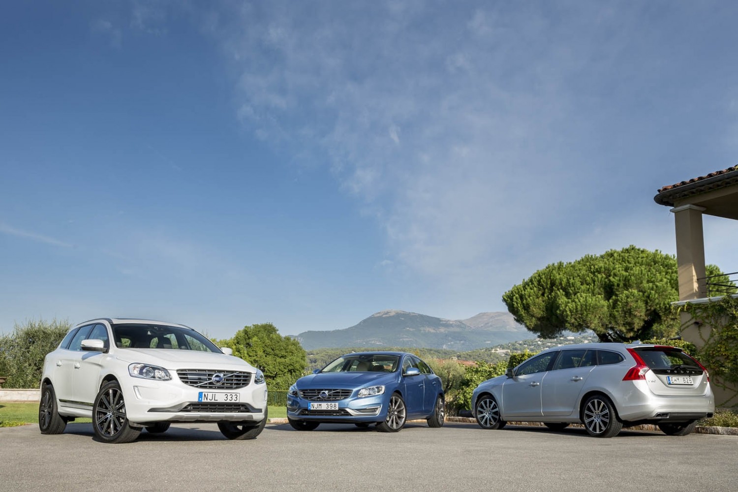 Volvo car drive