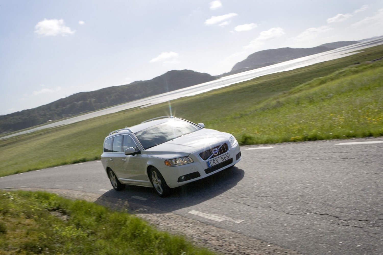 Volvo car drive