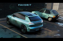 Skoda Favorit EV concept, 2025, rear