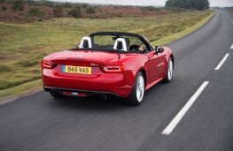 Fiat 124 Spider, rear, action