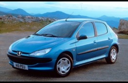 Peugeot 206, front