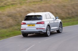 Audi Q5, 2017, rear, action