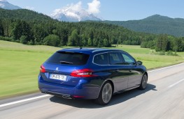 Peugeot 308 SW, 2017, rear, action