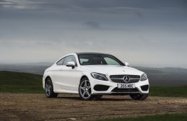 Mercedes-Benz C-Class Coupe, front quarter