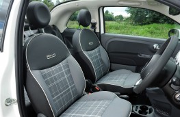 Fiat 500 Convertible, 2015, interior