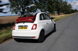 Fiat 500 Convertible, 2015, rear